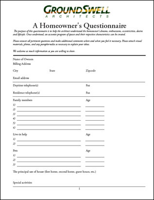 Interior Design Questionnaire For Clients | Brokeasshome.com